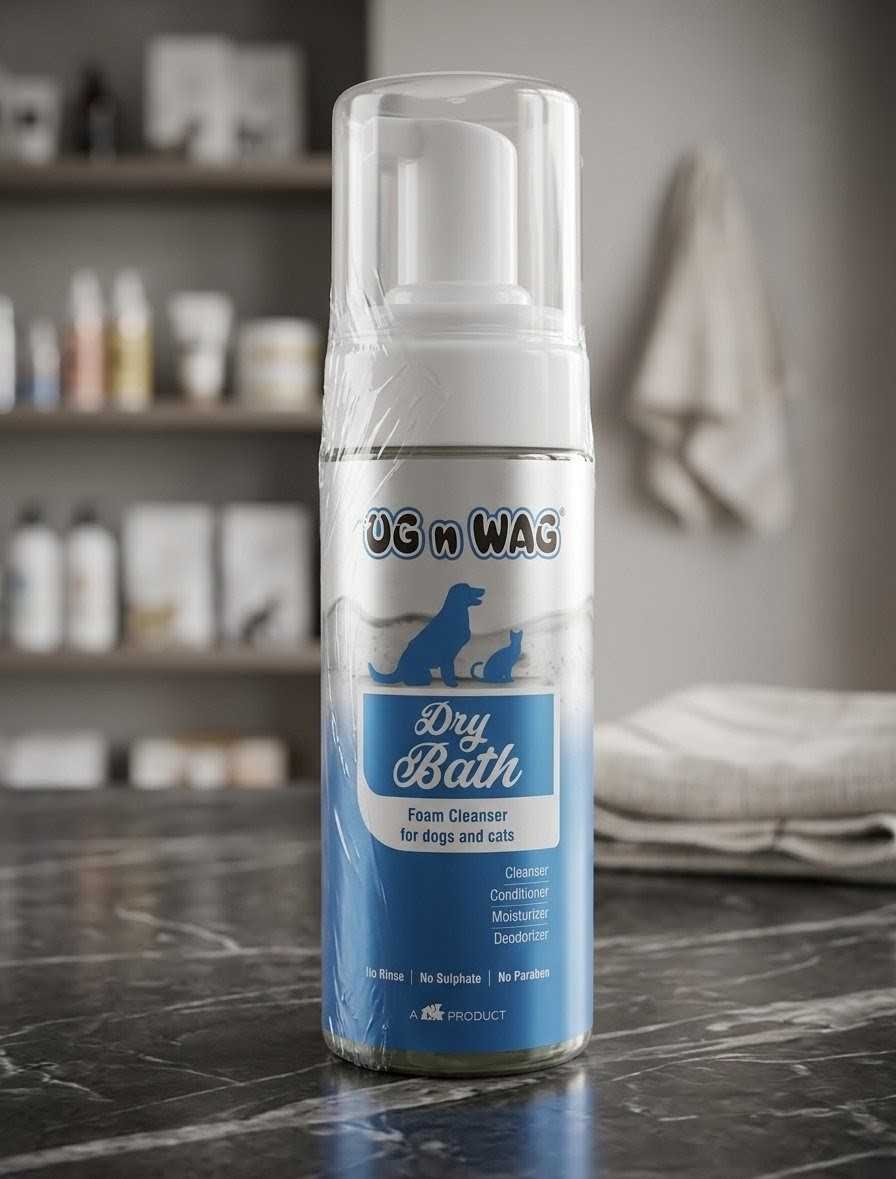 HUG N WAG DRY BATH 150ML